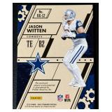 Jason Witten /49 3-Color Patch 2018 Gold Standard Gold Gear#GG-12, numbered 19/49, Gootball Card