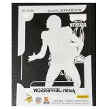 Justin Jefferson RC Insert 2020 Chronicles Momentum #M-10 Rookie Minnesota Vikings Football Card