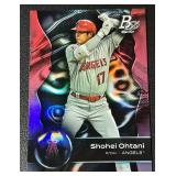 Shohei Ohtani Foil 2023 Bowman Platinum #68 Baseball Card