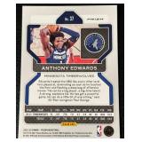 Anthony Edwards Cracked Ice Prizm 2021-22 Prizm #37 Minnesota Timberwolves Basketball Card