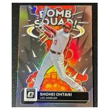 Shohei Ohtani Refractor 2022 Donruss Optic Prizm #BS-3 Bomb Squad Insert Baseball Card