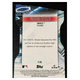 Shohei Ohtani Die Cut Refractor 2023 Stadium Club Triumvirates #T-25 Baseball Card