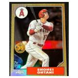 Shohei Ohtani Refractor 2022 Topps Chrome #87BC-2 Baseball Card