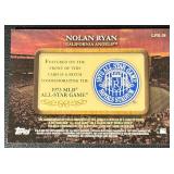 Nolan Ryan All-Star Patch 2009 Topps Historical Commemorative Patch #LPR-38 Baseball Card