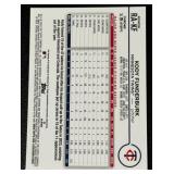 Kody Funderburk RC Refractor On Card Auto /499 2024 Topps Chrome #RA-KF, numbered 59/499, Minnesota Twins Baseball Card