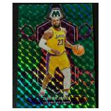 LeBron James Green Mosaic Prizm 2023-24 #92 Basketball Card