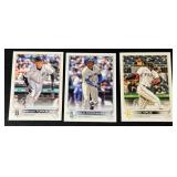 2022 Topps 3 RC Lot - Julio Rodriguez, Oneil Cruz, and Spencer Torkelson Rookie Baseball Cards