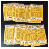 20 Card Lot - 1968 High Number Topps Baseball Vintage Cards