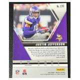 Justin Jefferson RC 2020 Mosaic NFL Debut #270 Rookie Football Card