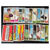 20 Card Lot - 1965 Topps Baseball Vintage Cards
