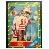 Jerry Rice RC 1985 Topps #161 Rookie Vintage Football Card