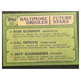 Cal Ripken Jr. RC 1982 Topps #21 Baltimore Orioles Future Stars Rookie Vintage Baseball Card