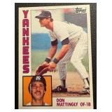 Don Mattingly RC 1984 Topps #8 Vintage Rookie Baseball Card