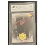 Michael Jordan BCCG 10 Gem Int 2009-10 Upper Deck MJ Legacy Collection Gold #87 Basketball Card