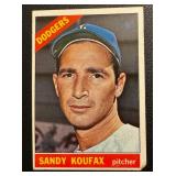 Sandy Koufax 1966 Topps #100 Vintage Baseball Card