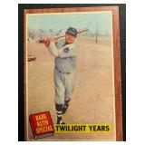 Babe Ruth 1962 Topps #141 Twilight Years Vintage Baseball Card