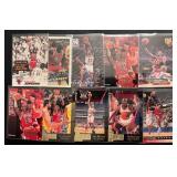 Michael Jordan 8 Card Baseball Lot