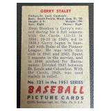 1951 Bowman #121 Gerry Staley Vintage Baseball Card