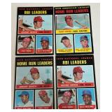4 Card 1971 Topps Leaders Lot - Killebrew, Yastrzemski, Bench, Williams, Perez Vintage Baseball Cards