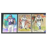 Randy Moss 3 Card Premium Lot - Minnesota Vikings Football Cards