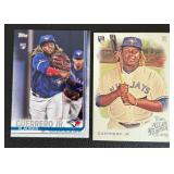 Vladimir Guerrero Jr. RC 2 Card Baseball Rookie Lot