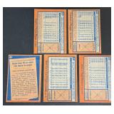 1978 Topps 5 Card Star Lot - (2) Nolan Ryan, Carl Yastrzemski, Reggie Jackson, Tom Seaver Vintage Baseball Cards