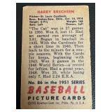 1951 Bowman #86 Harry Brecheen Vintage Baseball Card
