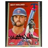 Matt Wallner RC Refractor 2023 Topps #111 Minnesota Twins Baseball Card