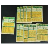 11 Card Lot 1971 Topps Hockey, Vintage