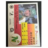 Mike Modano RC 1991 O-Pee-Chee #74 Minnesota North Stars Rookie Hockey Card