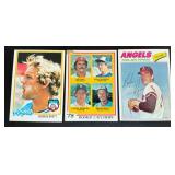 1977 / 1978 Topps Star and Rookie Lot - 1977 Nolan Ryan #650, 1978 Dale Murphy RC #708, George Brett #100 Vintage Baseball Cards