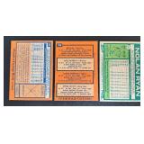 1977 / 1978 Topps Star and Rookie Lot - 1977 Nolan Ryan #650, 1978 Dale Murphy RC #708, George Brett #100 Vintage Baseball Cards