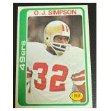 OJ Simpson 1978 Topps #400 Vintage Football Card