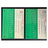 Rickey Henderson and Frank Thomas 2 Card Refrator Lot 2023 Topps Chrome Baseball Cards