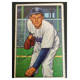 1952 Bowman #168 Preacher Poe Vintage Baseball Card