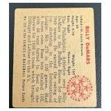 1950 Bowman #252 Billy DeMars Vintage Baseball Card