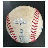 Amos Otis Signed Baseball with MLB COA - Inscribed 5x All-Star