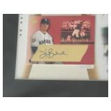 Hank Blaylock Signed 2003 UD Authentics Memorabilia, Limited Edition Numbered 184/300, Baseball
