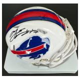 AJ Epenesa Signed Mini Helmet with JSA COA - Buffalo Bills Football