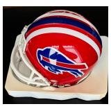 Marv Levy Signed Mini Helmet with COA - Buffalo Bills Football