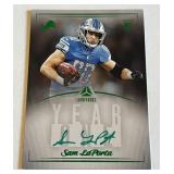 Sam Laporta Auto On-Card RC 2023 Luminance Year One Signatures SP Green #Y1SAMSP