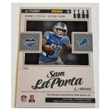Sam Laporta Auto On-Card RC 2023 Luminance Year One Signatures SP Green #Y1SAMSP