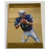 Peyton Manning RC 1998 Upper Deck SP #SE11 Maximum Impact Rookie Football Card