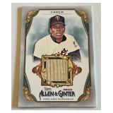 Rod Carew Bat Relic 2022 Topps Allen and Ginter #AGRB-RC Minnesota Twins Baseball Card