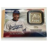 Jackie Robinson Commemorative Anniversary Patch 2021 Topps #T0LP-JR Baseball Card