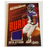 Justin Jefferson Relic 2023 Absolute After Burners #AB-6 Minnesota Vikings Football Card