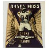 Randy Moss /1240 1999 Donruss Cross Training #CT-17, numbered 1135/1250, Minnesota Vikings Football Card