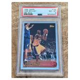 Kobe Bryant RC PSA 8 NM-MT 1996 Topps NBA 50th #138 Foil Rookie Basketball Card - RARE!