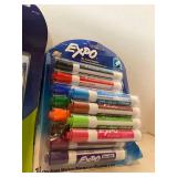 Expo Markers and Eraser