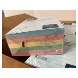 Large Pastel Lined Sticky Notes